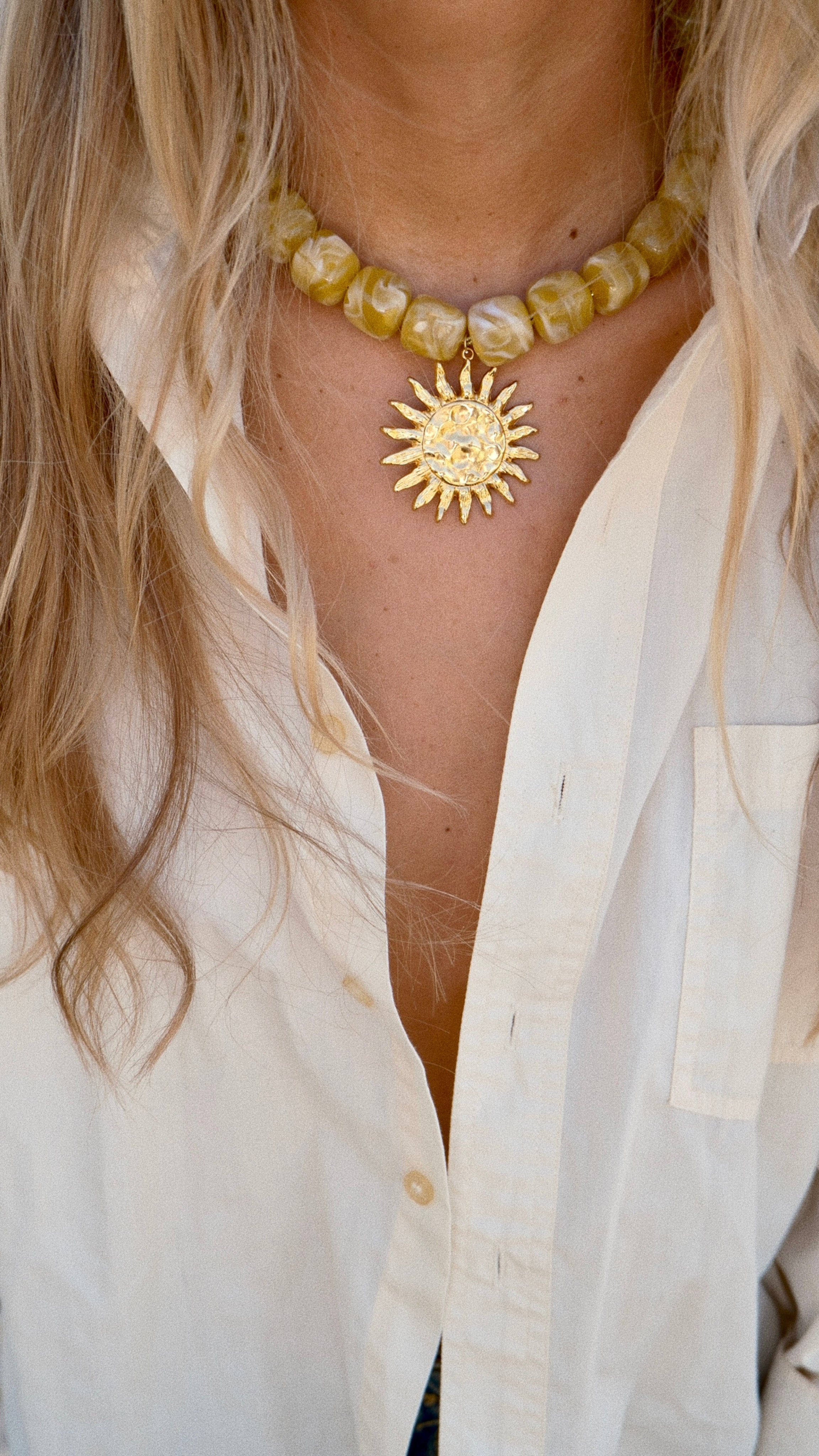 COLLIER SAUNDERS - Jaune