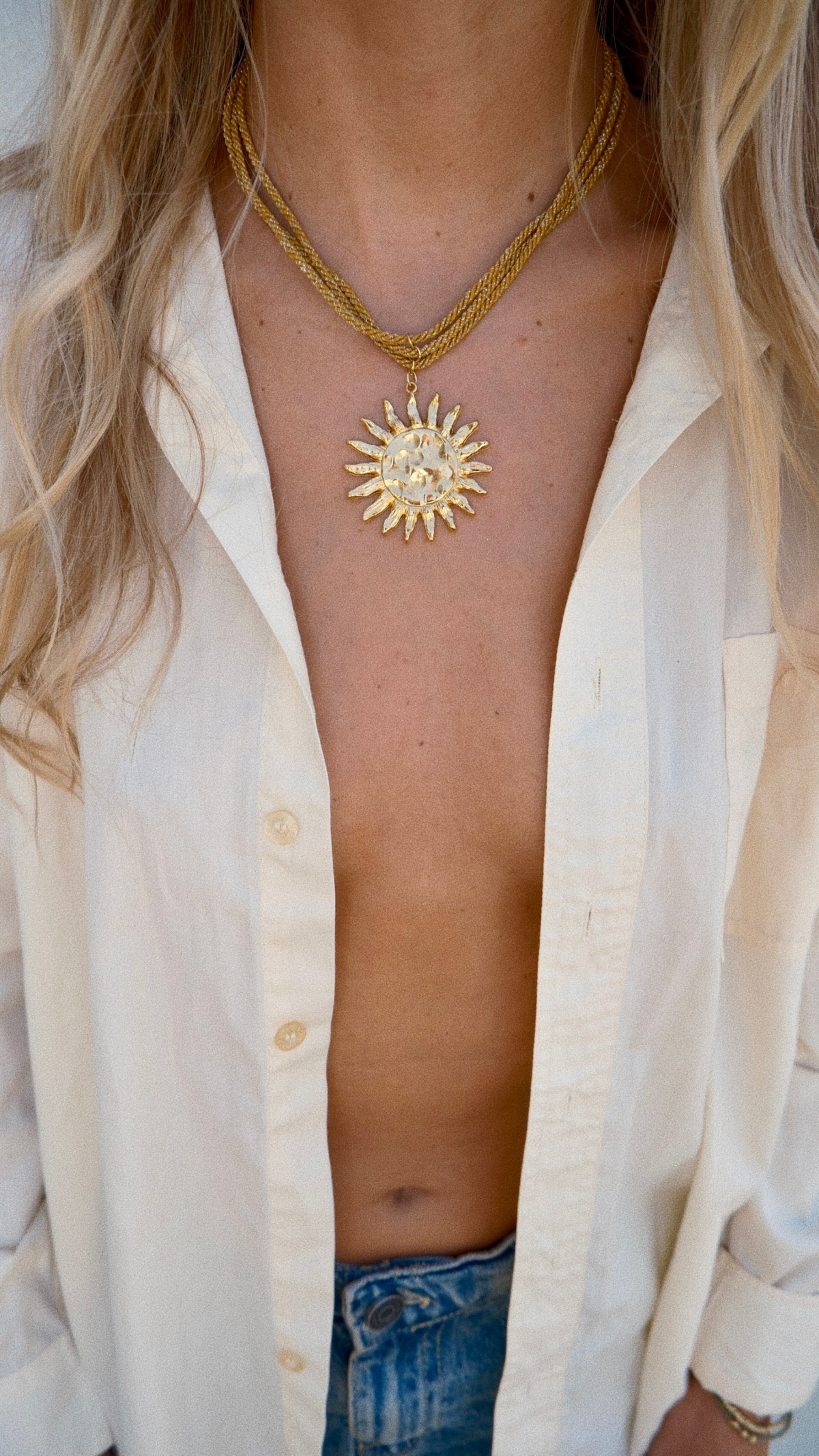 Collier CLIFTON - Moutarde