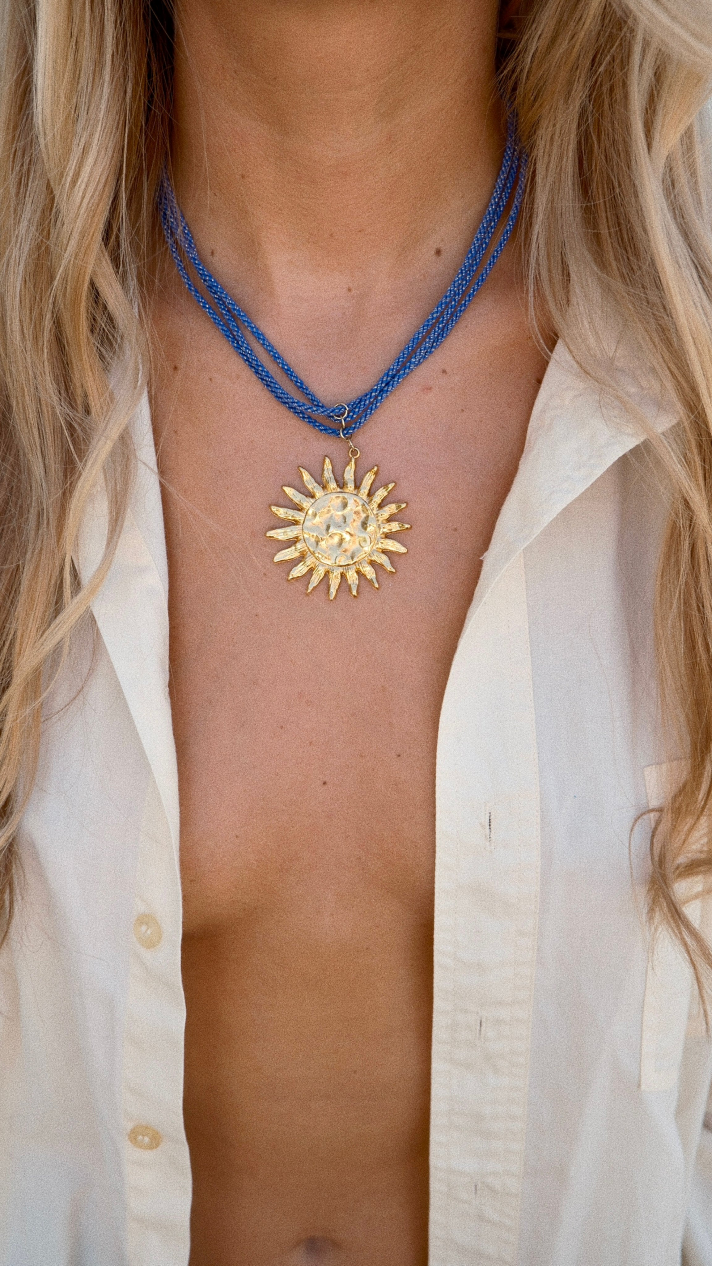 Collier Clifton - Bleu