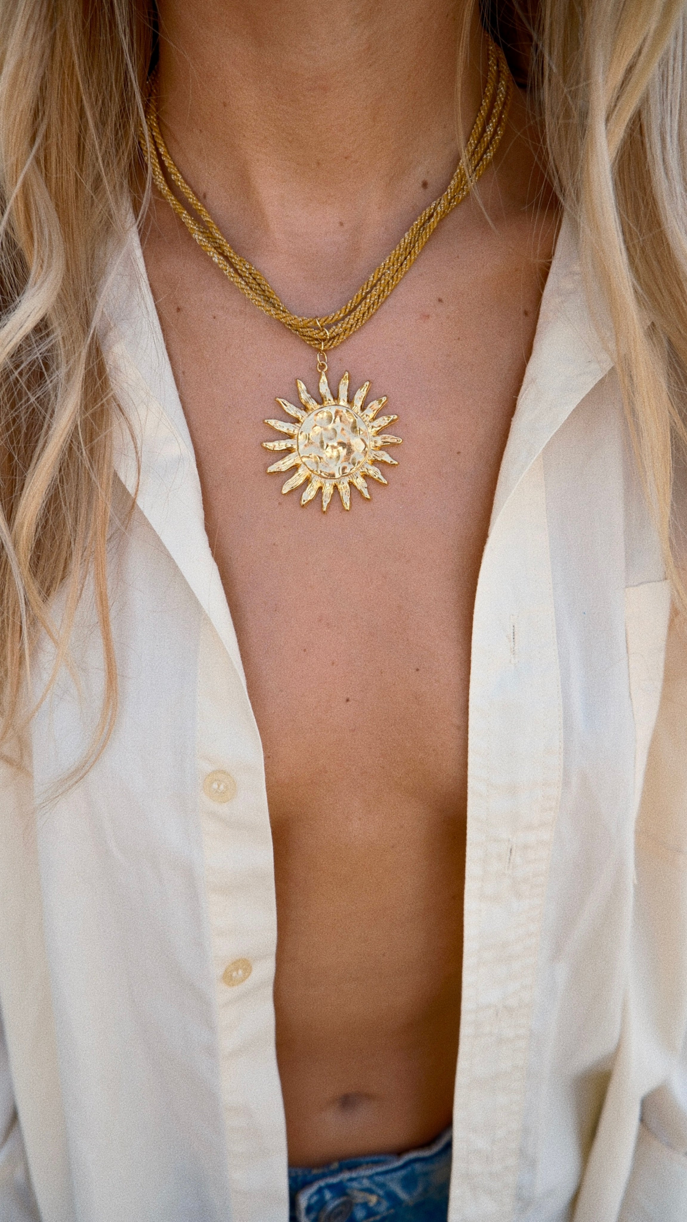 Collier CLIFTON - Moutarde