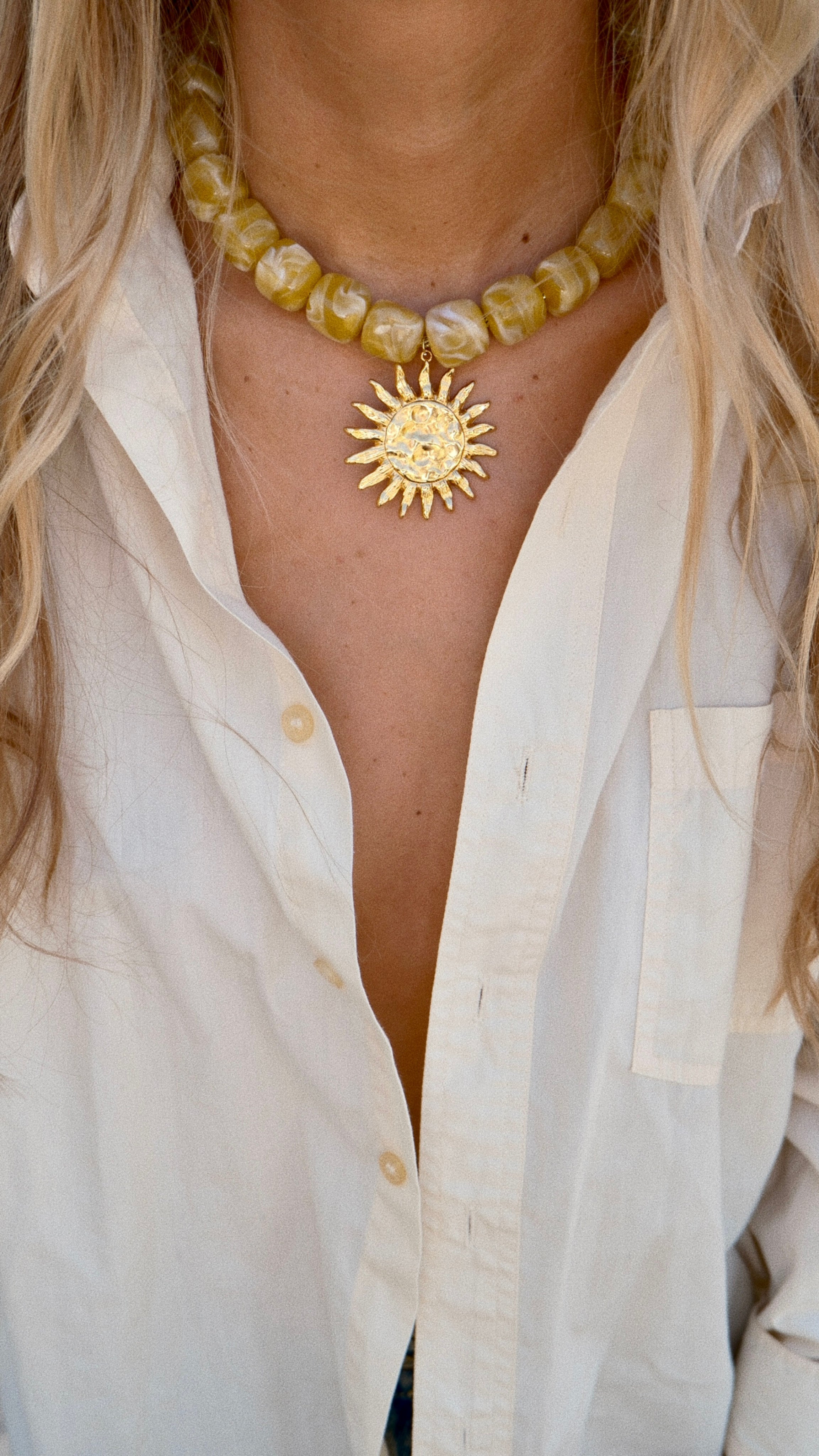 COLLIER SAUNDERS - Jaune