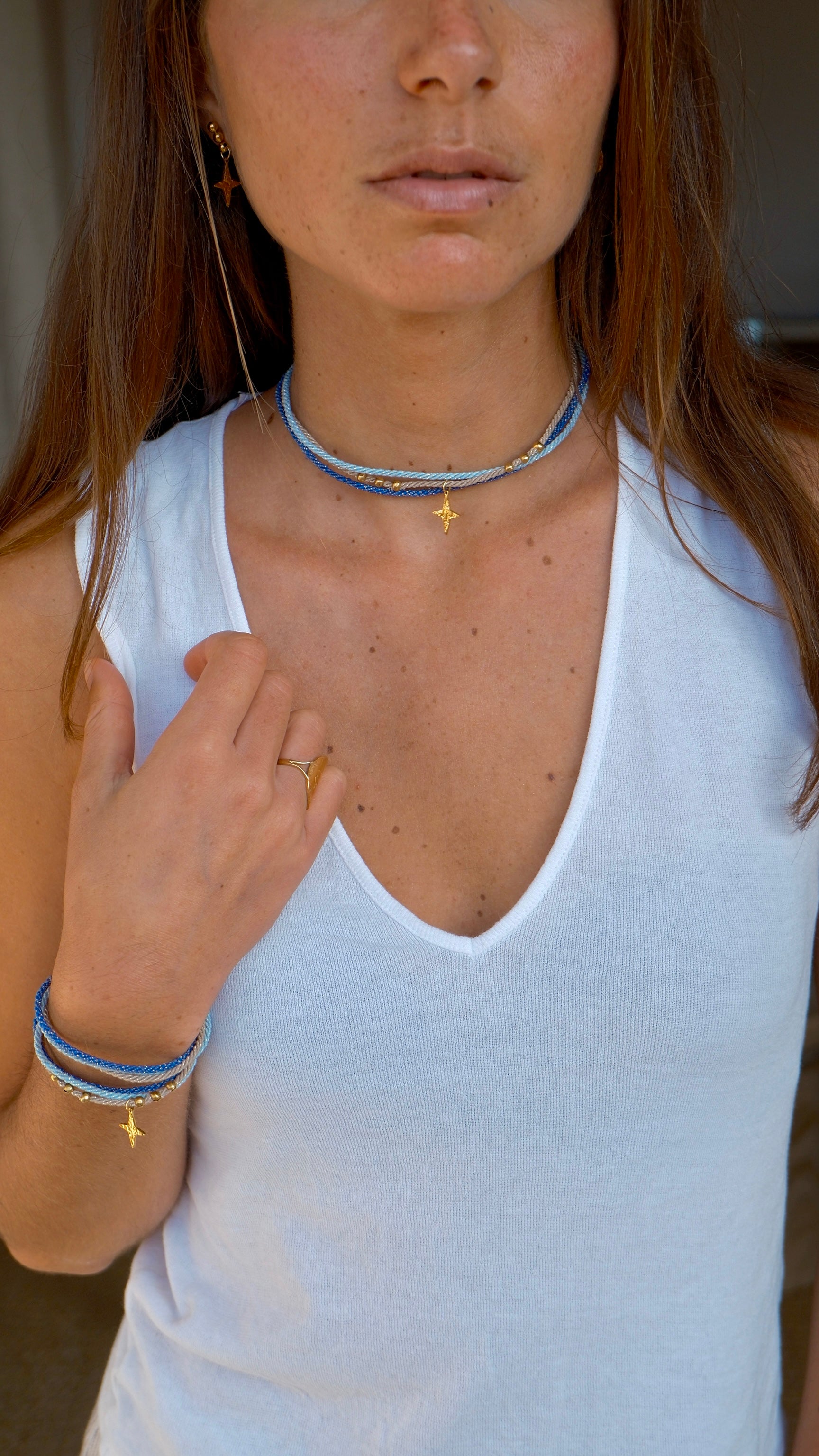 Collier Baya – pendentif losange