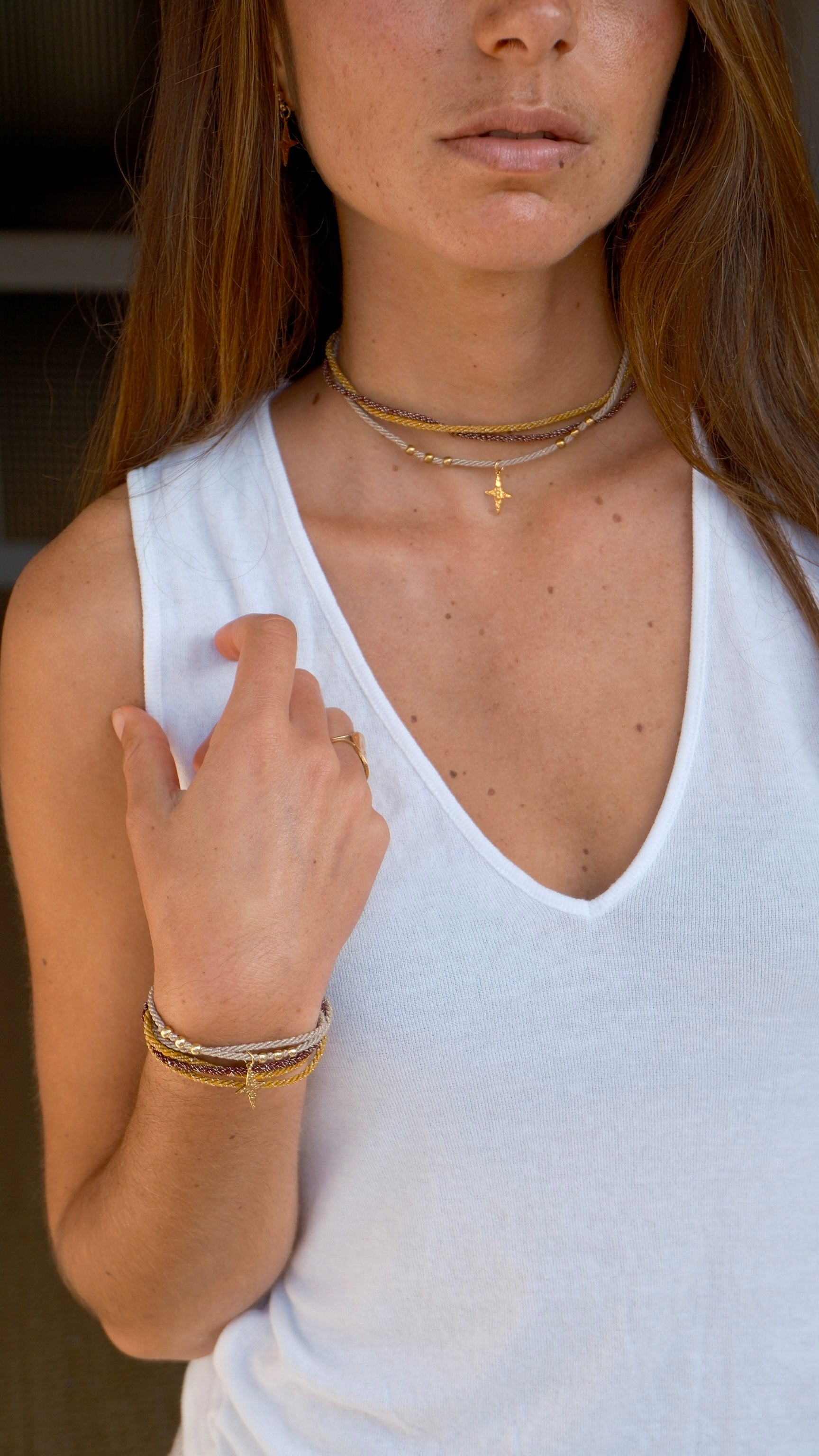 Bracelet Baya – pendentif losange