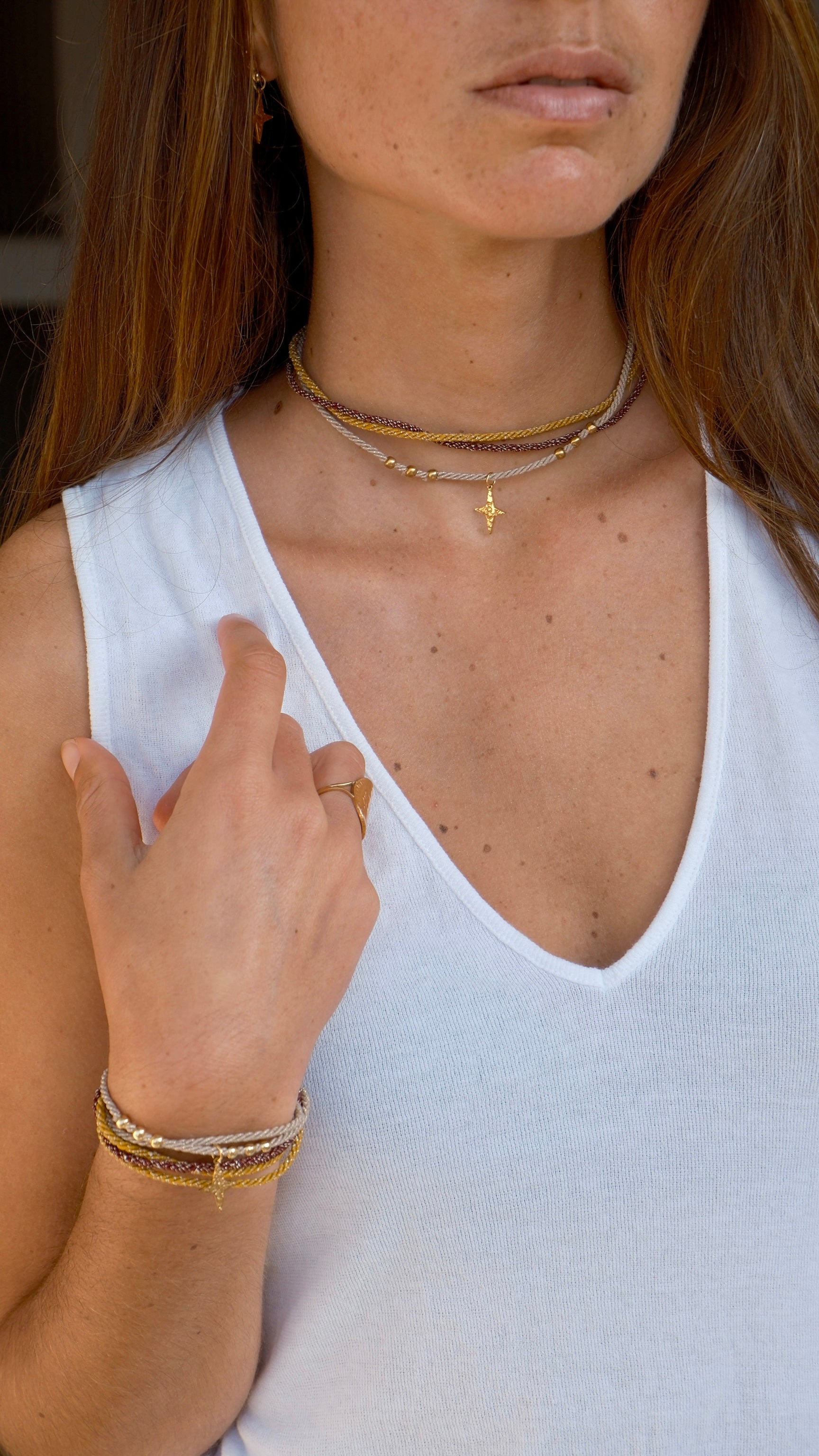 Collier Baya – pendentif losange