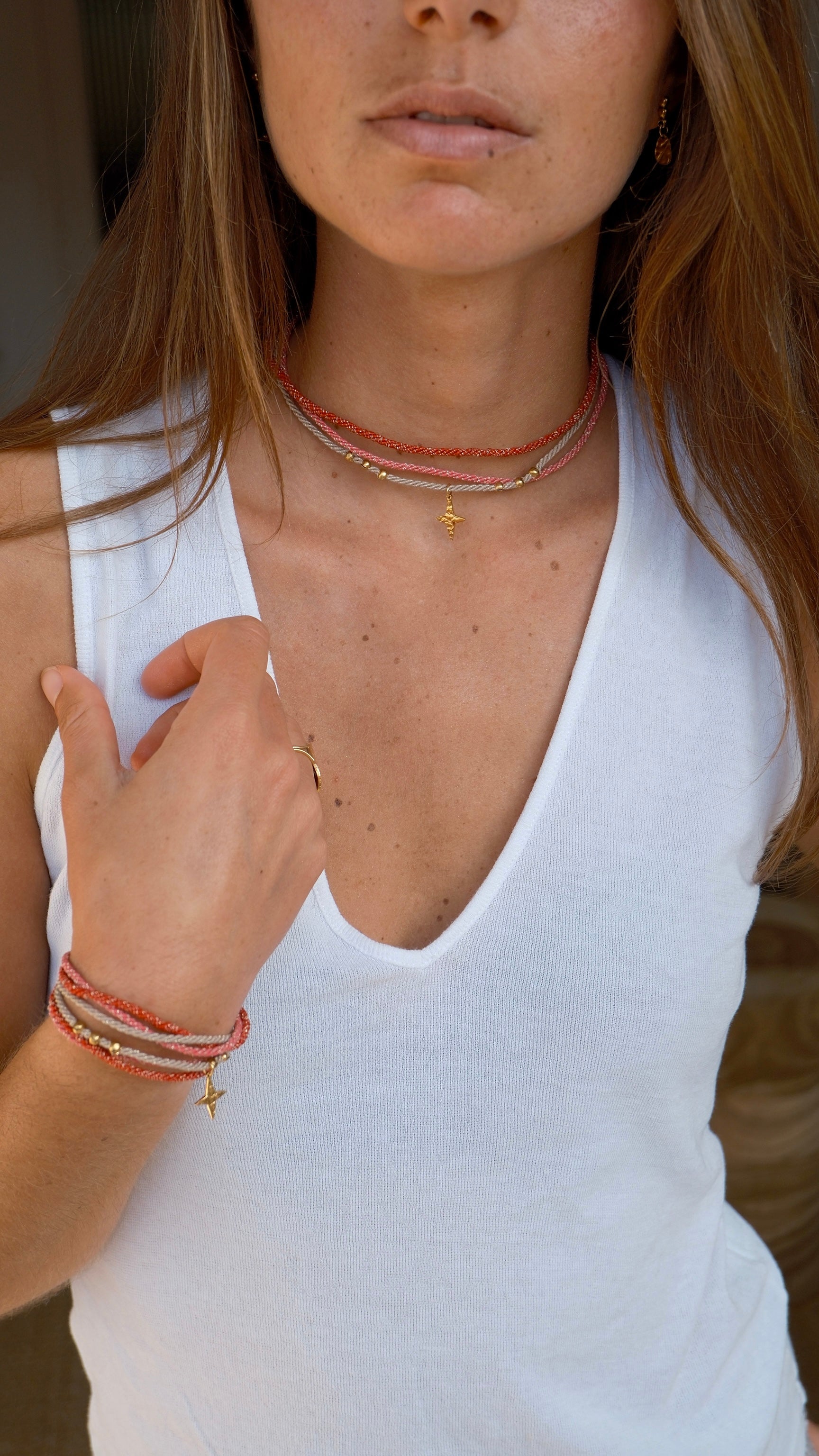 Collier Baya – pendentif losange