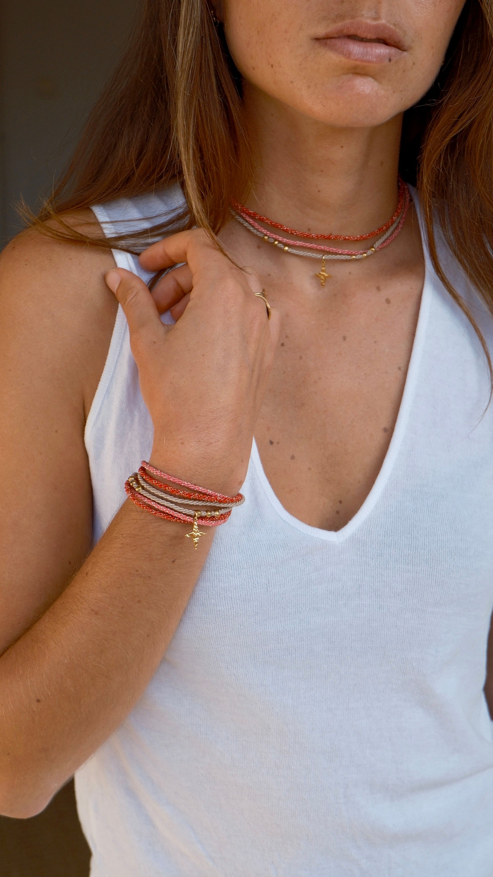 Bracelet Baya – pendentif losange