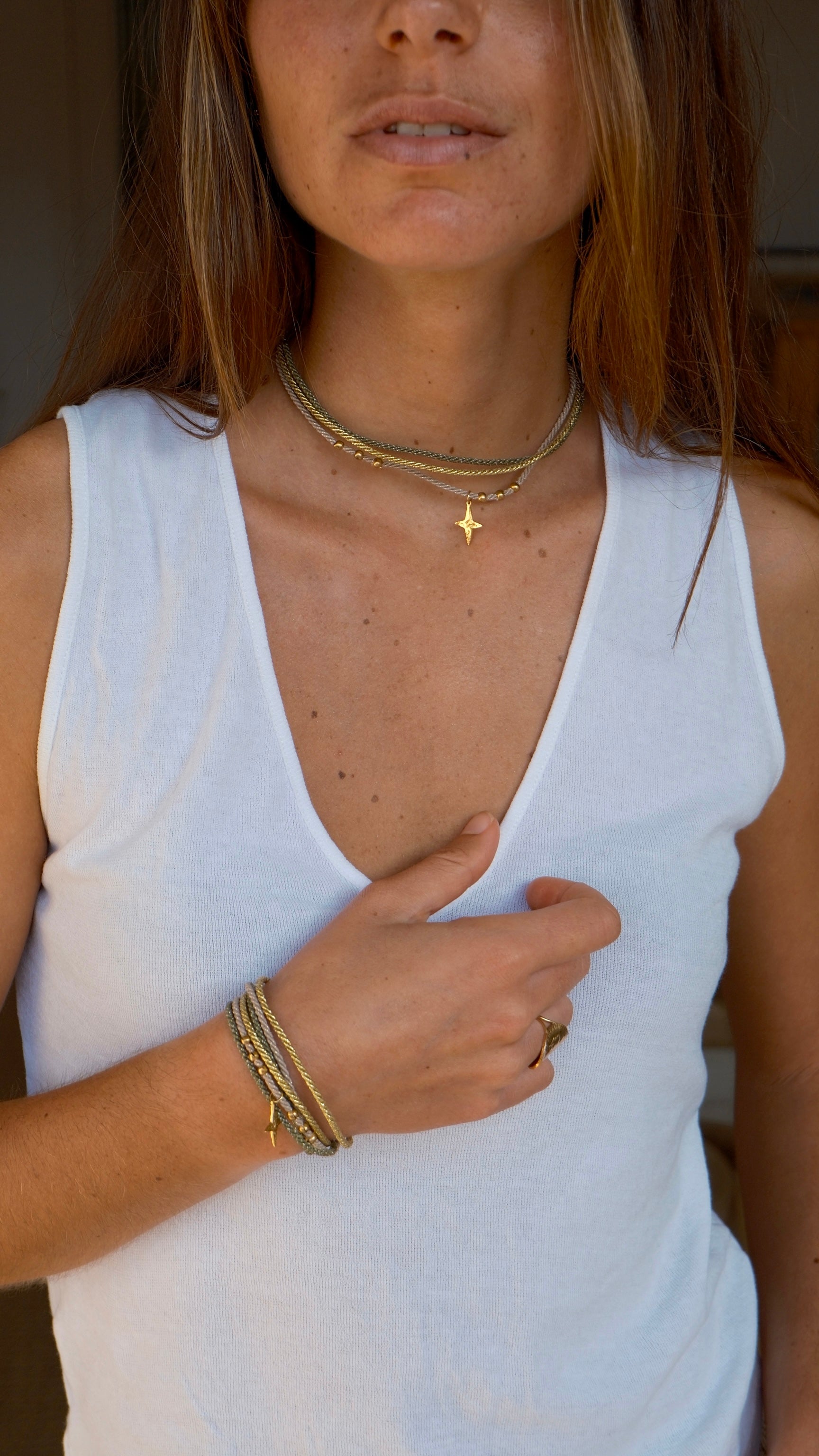 Collier Baya – pendentif losange