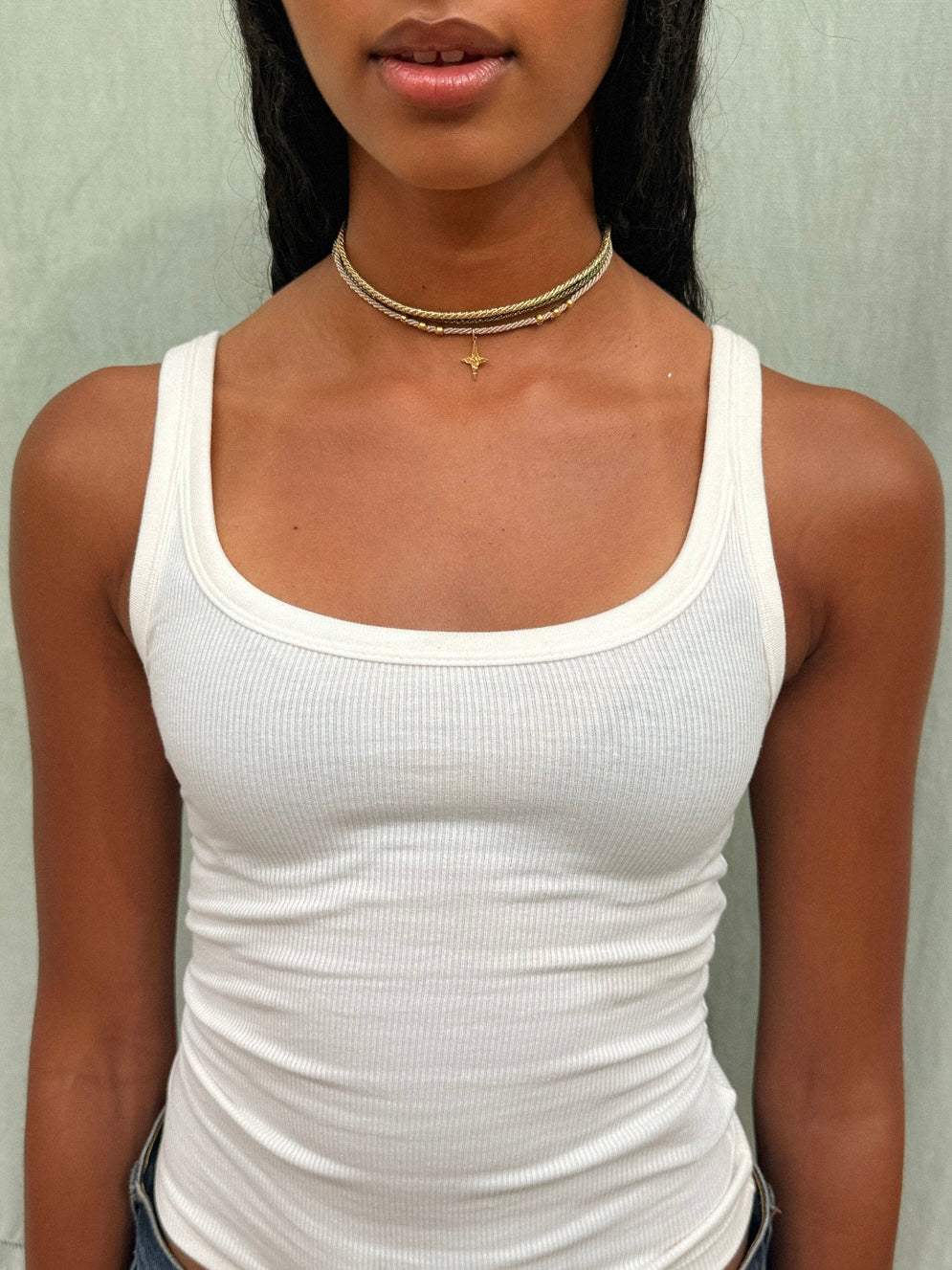 COLLIER BAYA KAKI