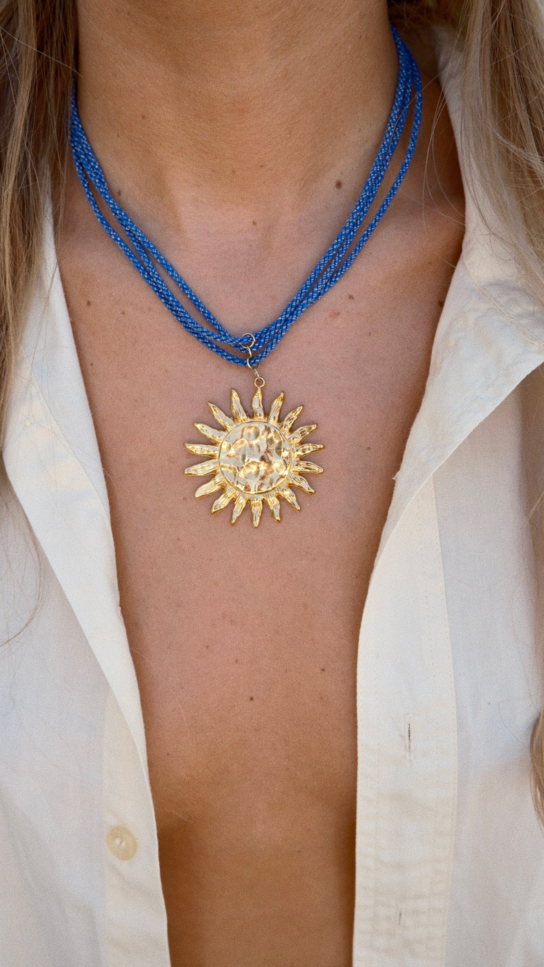 Collier Clifton - Bleu