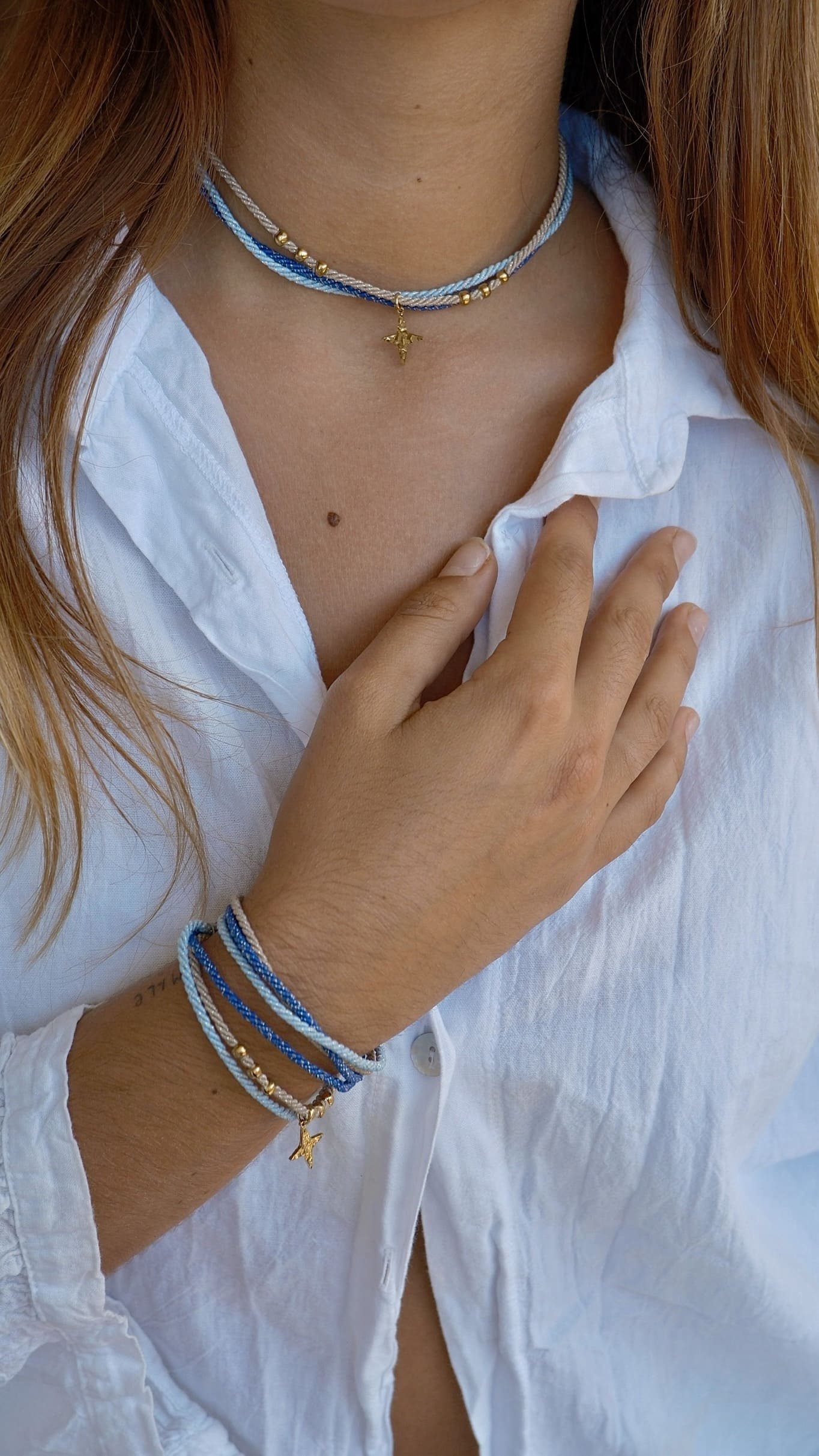 Collier Baya – Bijou en acier inoxydable – Fait main à Marseille