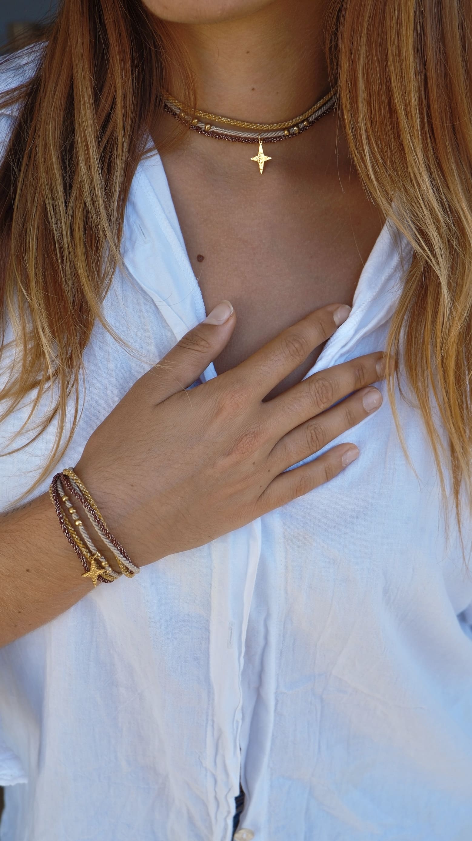 Collier Baya – Bijou en acier inoxydable – Fait main à Marseille