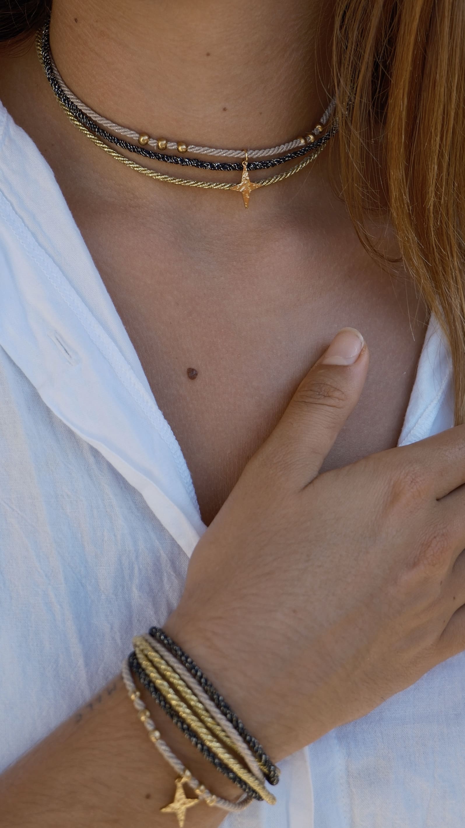 Collier Baya – Bijou en acier inoxydable – Fait main à Marseille
