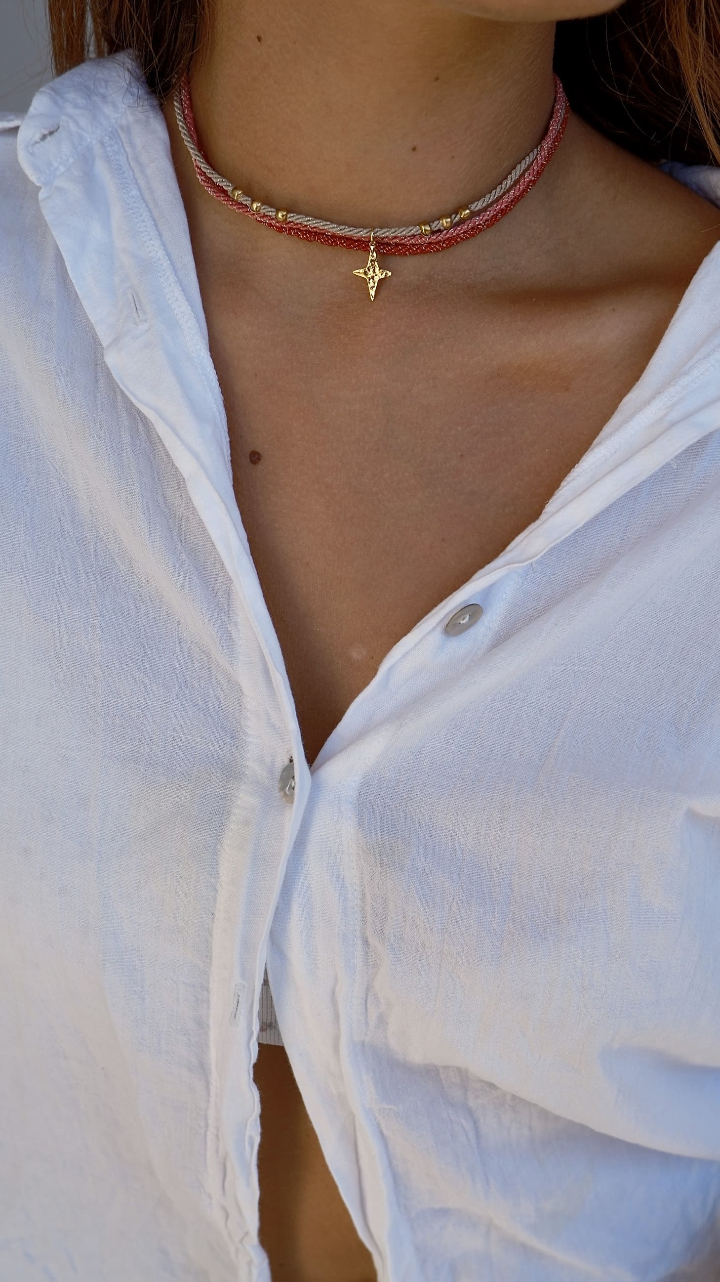 Collier Baya – Bijou en acier inoxydable – Fait main à Marseille